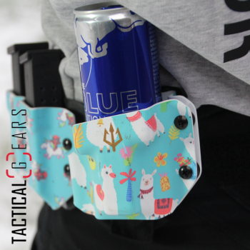 BLACK TRIDENT HMRB HOLSTER HOLD MY RED BULL LAMAS TEAL
